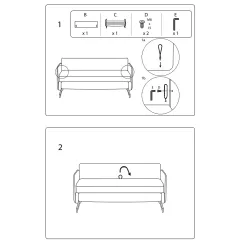 РАЗТЕГАТЕЛЕН ДИВАН - ДВОЙКА SCARLET - СВЕТЛОСИВ_10