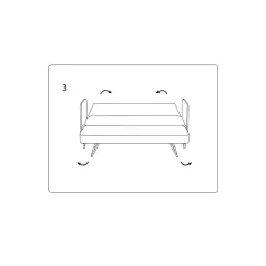 РАЗТЕГАТЕЛЕН ДИВАН - ДВОЙКА SCARLET - СВЕТЛОСИВ_11