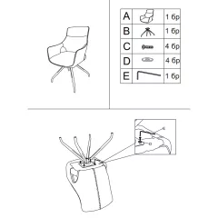 ТРАПЕЗЕН СТОЛ DUDLEY - БЕЖОВ MJ 1_6