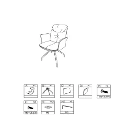 ТРАПЕЗЕН СТОЛ MARLOW - ТЪМНОЗЕЛЕН BF 2_5