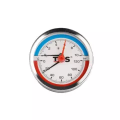 ТЕРМОМЕТЪР АКСИАЛЕН Ф80 1/2  0-10BAR 0-120 / 2475_0