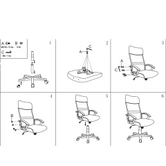РАБОТЕН ОФИС СТОЛ 6592 F - ЧЕРЕН_5
