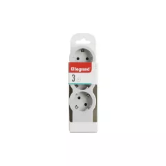 РАЗКЛОНИТЕЛ LEGRAND БЯЛ, 3Х2Р+Е - БЕЗ КАБЕЛ/ 694573_0