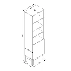 ДЕТСКА ЕТАЖЕРКА ЗА КНИГИ PALERMO_3