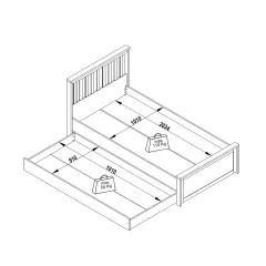 ДЕТСКО ЛЕГЛО С ЧЕКМЕДЖЕ OSLO 100 X 200_3