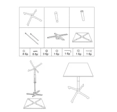 ГРАДИНСКА МАСА LAFIA D60 - ЧЕРЕН_4 ГРАДИНСКА МАСА LAFIA D60 - ЧЕРЕН_4
