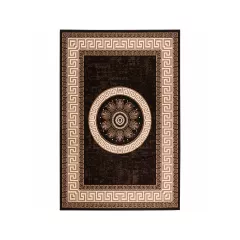 КИЛИМ LANU МЕАНДЪР РАМКА КАФЯВО 60*110_0