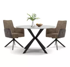 ТРАПЕЗНА МАСА FLORI - БЯЛА_6