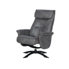 КРЕСЛО С ТАБУРЕТКА ЕМА - СИВ_3