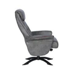 КРЕСЛО С ТАБУРЕТКА ЕМА - СИВ_5