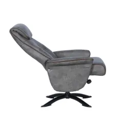 КРЕСЛО С ТАБУРЕТКА ЕМА - СИВ_6