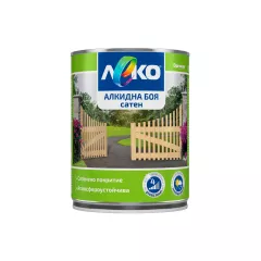 ЛЕКО АЛКИДНА БОЯ САТЕН ТЪМНО ЗЕЛЕН 0,650МЛ_0