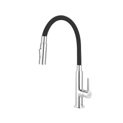 СМЕСИТЕЛ СТОЯЩ ЗА МИВКА ЧЕРЕН ГЪВКАВ ЧУЧУР ХРОМ BZA43B_0