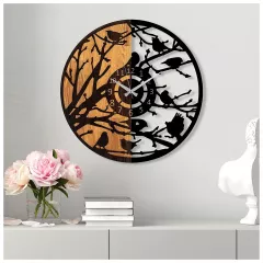 ДЕКОРАТИВЕН СТЕНЕН ЧАСОВНИК ДЪРВО/МЕТАЛ 539TNL1177_0