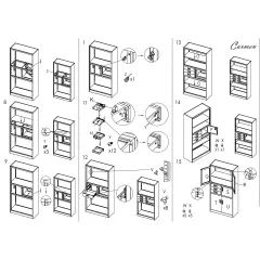 МЕТАЛЕН ШКАФ CARMEN 1281 ZH - СИВ_4