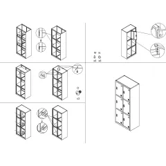 МЕТАЛЕН ШКАФ CR-1225 ZH - СИВ_4