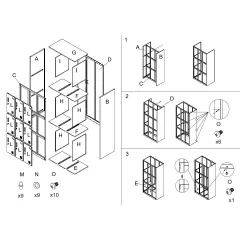 МЕТАЛЕН ШКАФ CR-1274 ZH СИВ_3
