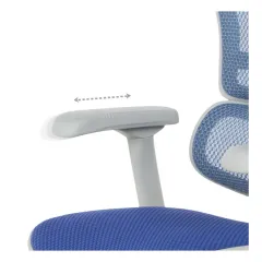 ЕРГОНОМИЧЕН ОФИС СТОЛ ERGOHUMAN ELITE 2 - СИВА РАМКА - СИН_12