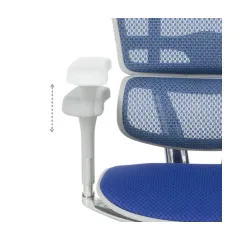 ЕРГОНОМИЧЕН ОФИС СТОЛ ERGOHUMAN ELITE 2 - СИВА РАМКА - СИН_13