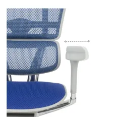 ЕРГОНОМИЧЕН ОФИС СТОЛ ERGOHUMAN ELITE 2 - СИВА РАМКА - СИН_14