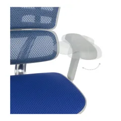 ЕРГОНОМИЧЕН ОФИС СТОЛ ERGOHUMAN ELITE 2 - СИВА РАМКА - СИН_15