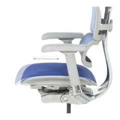 ЕРГОНОМИЧЕН ОФИС СТОЛ ERGOHUMAN ELITE 2 - СИВА РАМКА - СИН_16