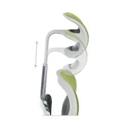 ЕРГОНОМИЧЕН ОФИС СТОЛ ERGOHUMAN ELITE 2 - ЗЕЛЕН - TEX/TEX - СИВА РАМКА_10