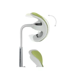 ЕРГОНОМИЧЕН ОФИС СТОЛ ERGOHUMAN ELITE 2 - ЗЕЛЕН - TEX/TEX - СИВА РАМКА_11