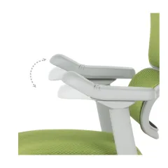 ЕРГОНОМИЧЕН ОФИС СТОЛ ERGOHUMAN ELITE 2 - ЗЕЛЕН - TEX/TEX - СИВА РАМКА_12