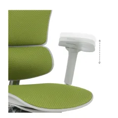 ЕРГОНОМИЧЕН ОФИС СТОЛ ERGOHUMAN ELITE 2 - ЗЕЛЕН - TEX/TEX - СИВА РАМКА_14