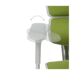 ЕРГОНОМИЧЕН ОФИС СТОЛ ERGOHUMAN ELITE 2 - ЗЕЛЕН - TEX/TEX - СИВА РАМКА_16