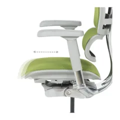 ЕРГОНОМИЧЕН ОФИС СТОЛ ERGOHUMAN ELITE 2 - ЗЕЛЕН - TEX/TEX - СИВА РАМКА_7