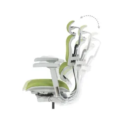 ЕРГОНОМИЧЕН ОФИС СТОЛ ERGOHUMAN ELITE 2 - ЗЕЛЕН - TEX/TEX - СИВА РАМКА_8