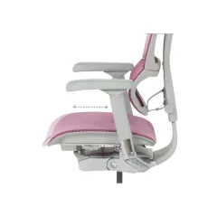 ЕРГОНОМИЧЕН СТОЛ ERGOHUMAN IOO ELITE 2 - РОЗОВ - M/M - СИВА РАМКА_17