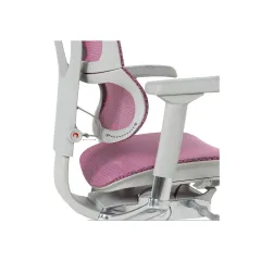 ЕРГОНОМИЧЕН СТОЛ ERGOHUMAN IOO ELITE 2 - РОЗОВ - M/M - СИВА РАМКА_18