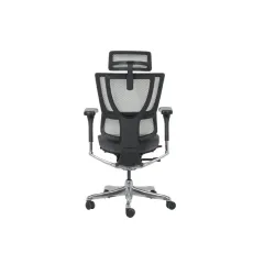 ЕРГОНОМИЧЕН СТОЛ ERGOHUMAN IOO ELITE 2 - СИВ - M/TEX - ЧЕРНА РАМКА_5