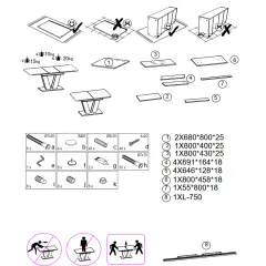 ТРАПЕЗНА МАСА ALARA - БЯЛ_8