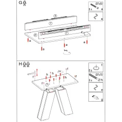 ТРАПЕЗНА МАСА ALARA - ДЪБ W_11