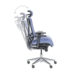 ЕРГОНОМИЧЕН ОФИС СТОЛ COTIA - СИН_7