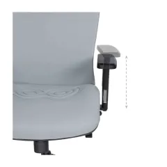 ЕРГОНОМИЧЕН ОФИС СТОЛ COTIA - СИВ_9