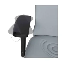 ЕРГОНОМИЧЕН ОФИС СТОЛ COTIA - СИВ_12