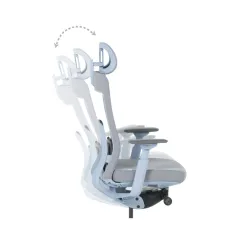 ЕРГОНОМИЧЕН ОФИС СТОЛ ERMELO - СИН_10