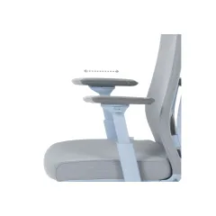 ЕРГОНОМИЧЕН ОФИС СТОЛ ERMELO - СИН_6