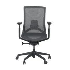 ЕРГОНОМИЧЕН ОФИС СТОЛ PRIMROSE - ТЪМНО СИВ_1