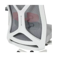 ЕРГОНОМИЧЕН ОФИС СТОЛ SARON - СИВ-СИН_11