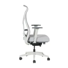 ЕРГОНОМИЧЕН ОФИС СТОЛ SARON - СИВ-СИН_3