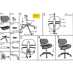 ПРЕЗИДЕНТСКИ ОФИС СТОЛ CARMEN 6410 ОРЕХ-ЧЕРЕН_8