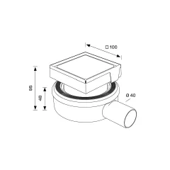 СИФОН  - MICRO DRAIN, 60463MXL40_1