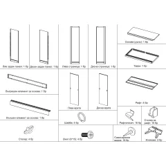 МЕТАЛЕН ШКАФ CARME CR-1266 J - СИВ_4