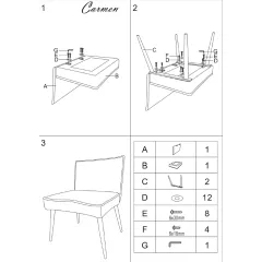 ТРАПЕЗЕН СТОЛ OSAN - БЕЖОВ R 30_4